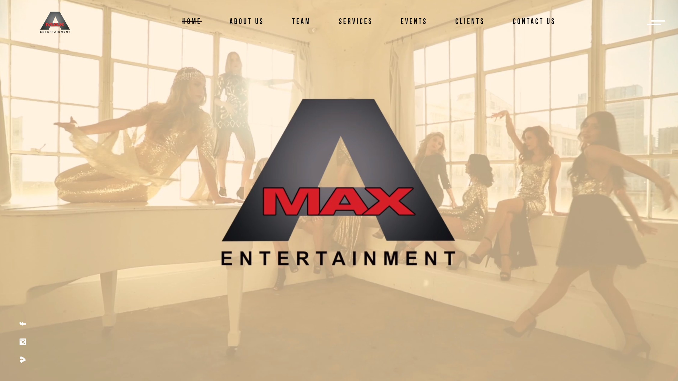 AMAX Entertainment Website