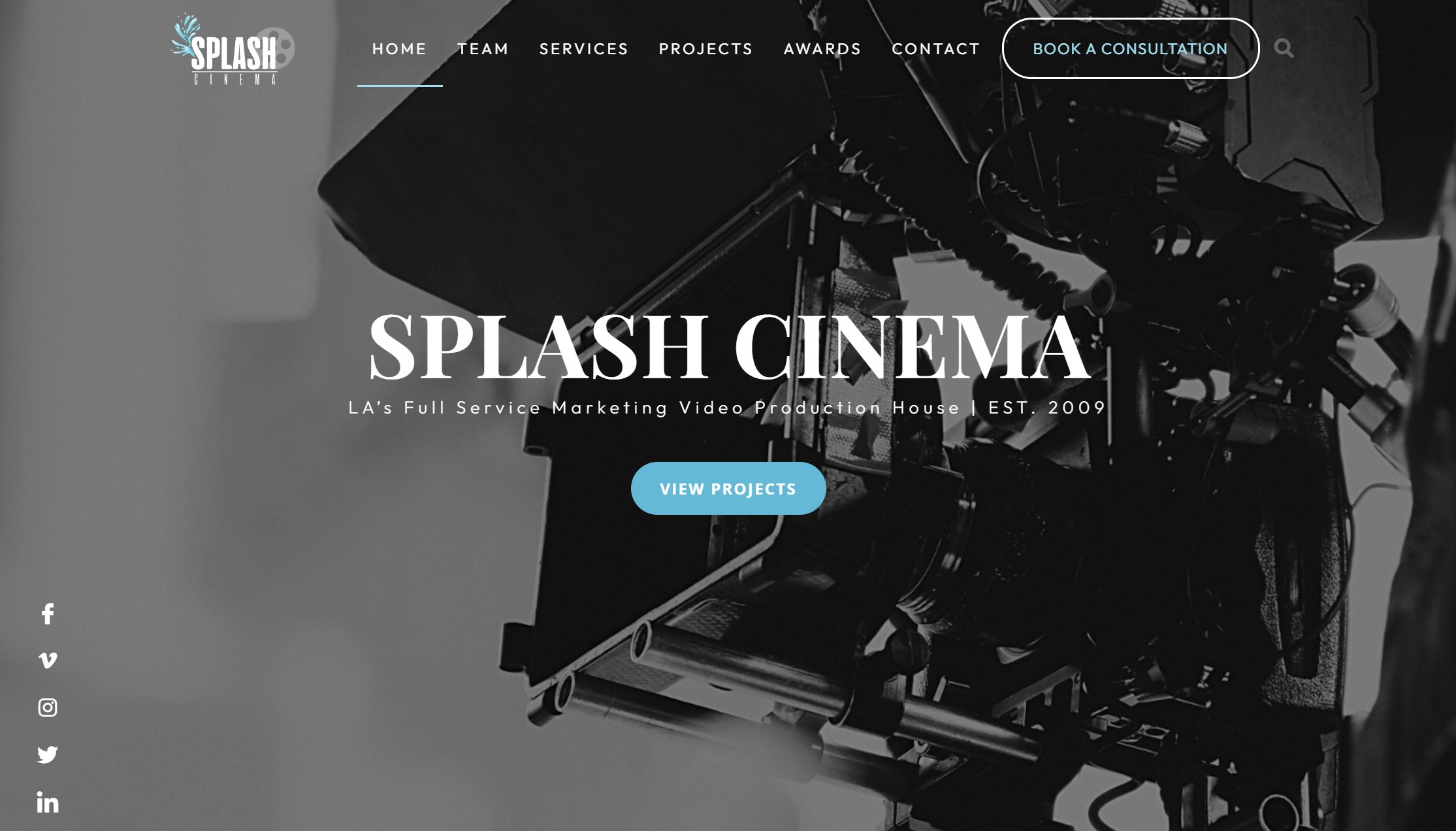 Splash Cinema Website